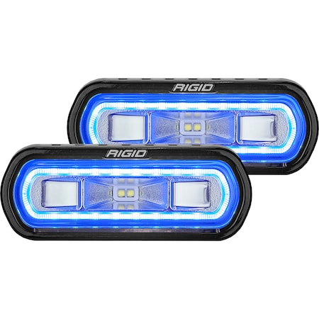 Rigid Industries Sr-L Series Spreader Blue Halo Pair 53121